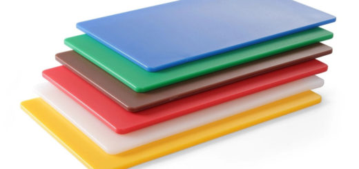 Schemat kolorów HACCP w kuchni gastronomicznej – deski, noże i pojemniki GN